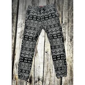 WT02 Men’s Tribal Joggers Drawstring Elastic Waist Size Small